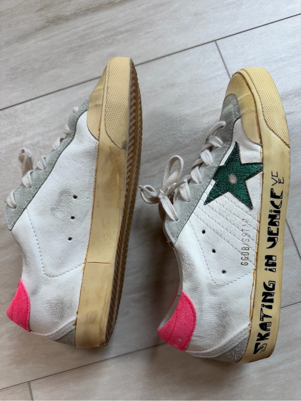 Golden Goose Super-Star Penstar Suede Low-top Women’s Sneakers size 38 - Picture 4 of 11